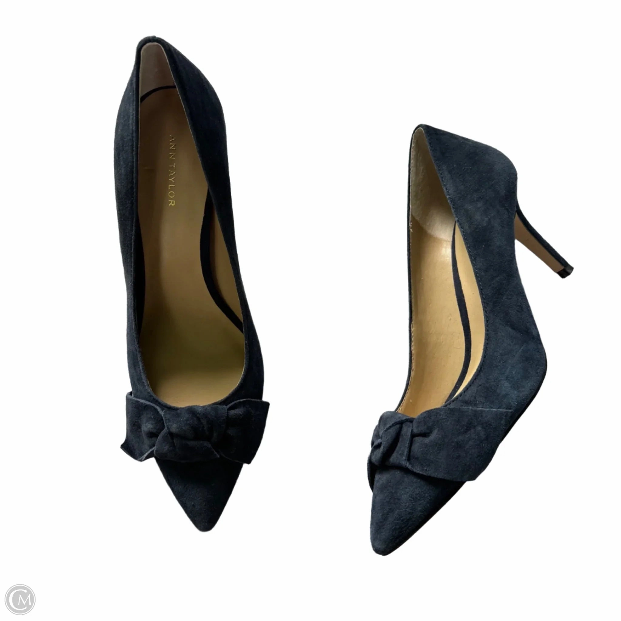 Shoes Heels Stiletto By Ann Taylor In Navy, Size: 6.5