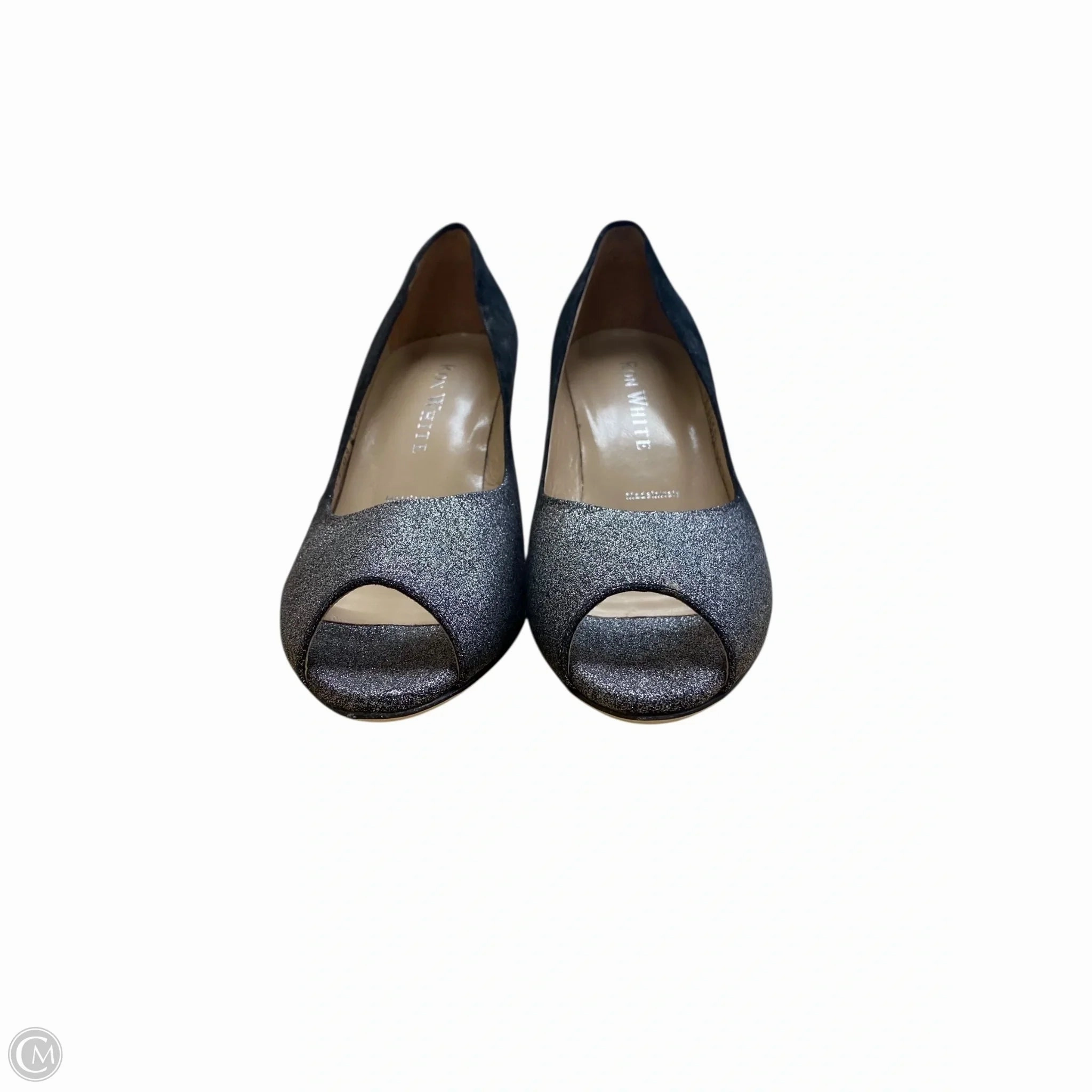 Shoes Heels Stiletto By Clothes Mentor In Black & Silver, Size: 6.5