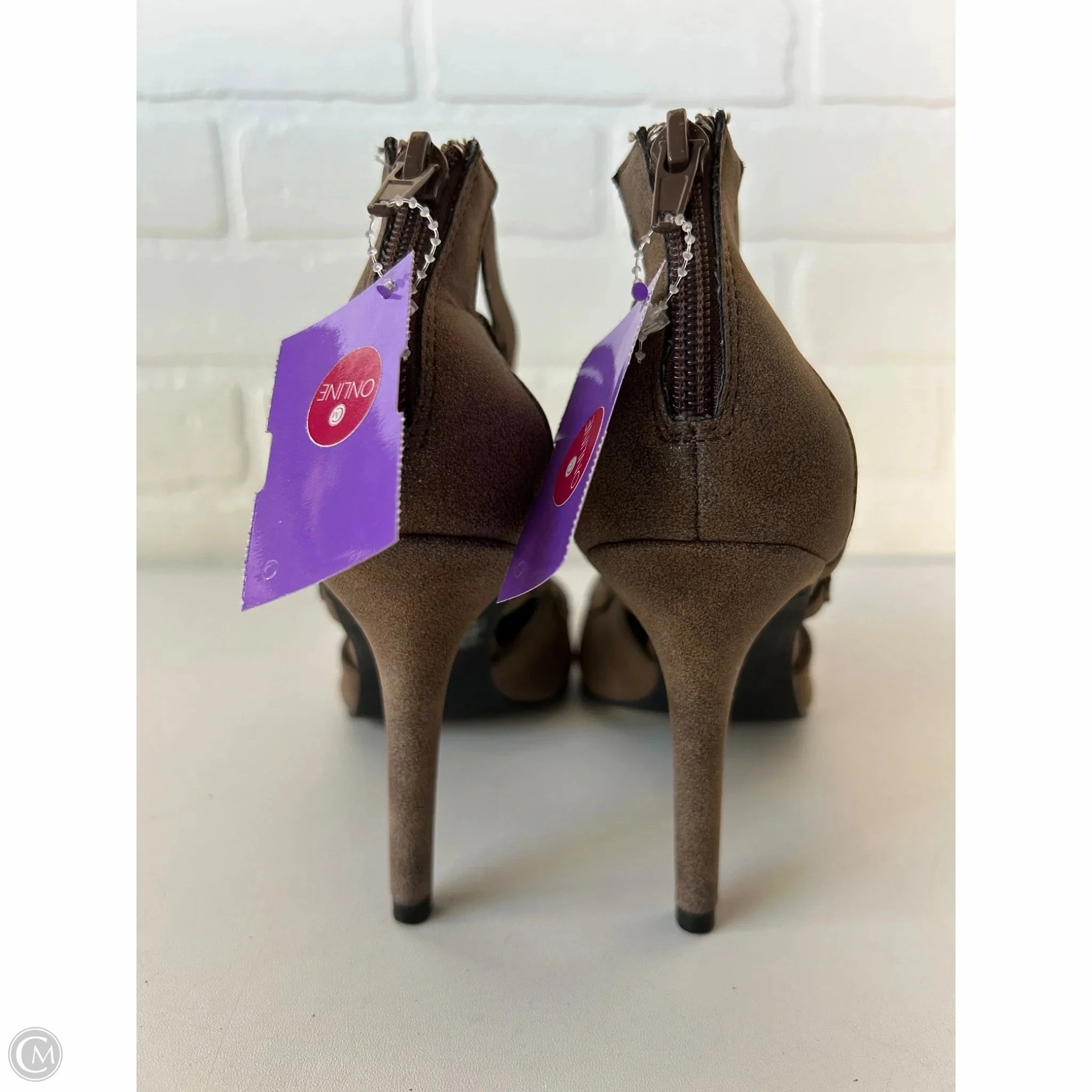 Shoes Heels Stiletto By Clothes Mentor In Brown, Size: 6
