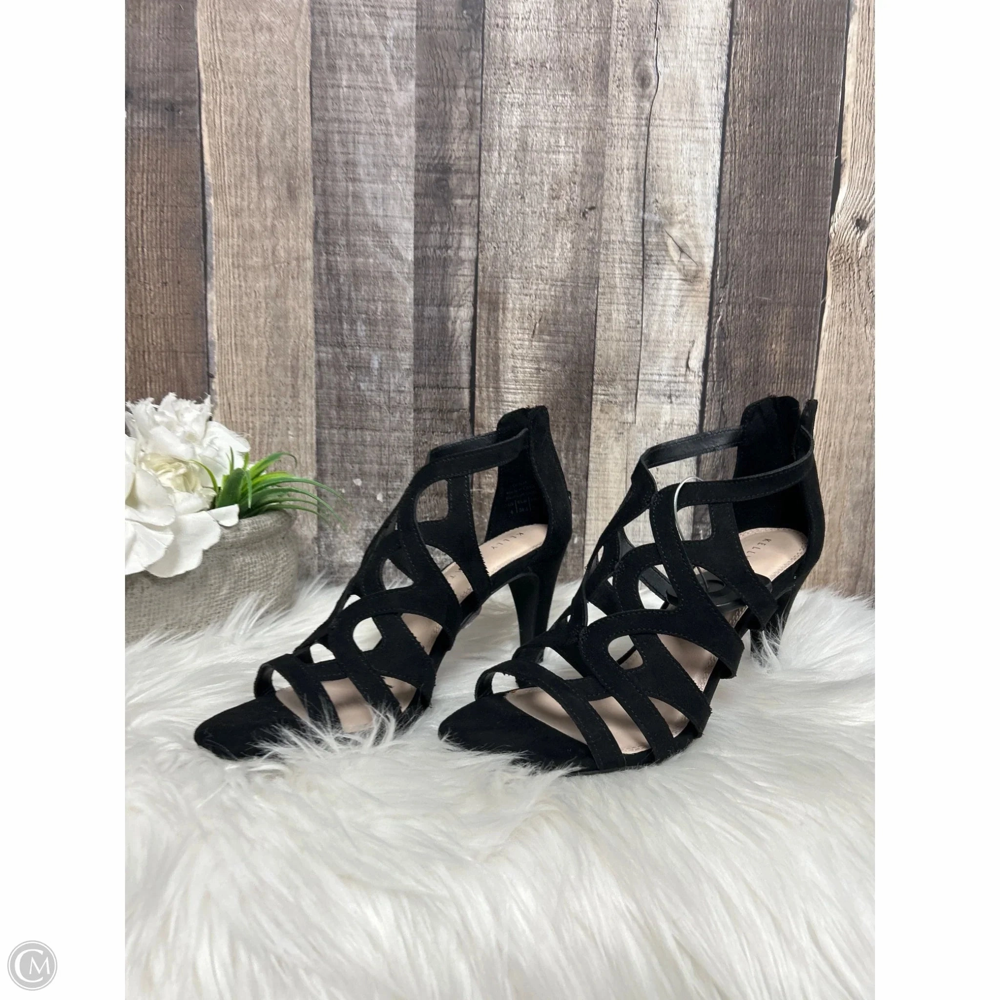 Shoes Heels Stiletto By Kelly And Katie In Black, Size: 8