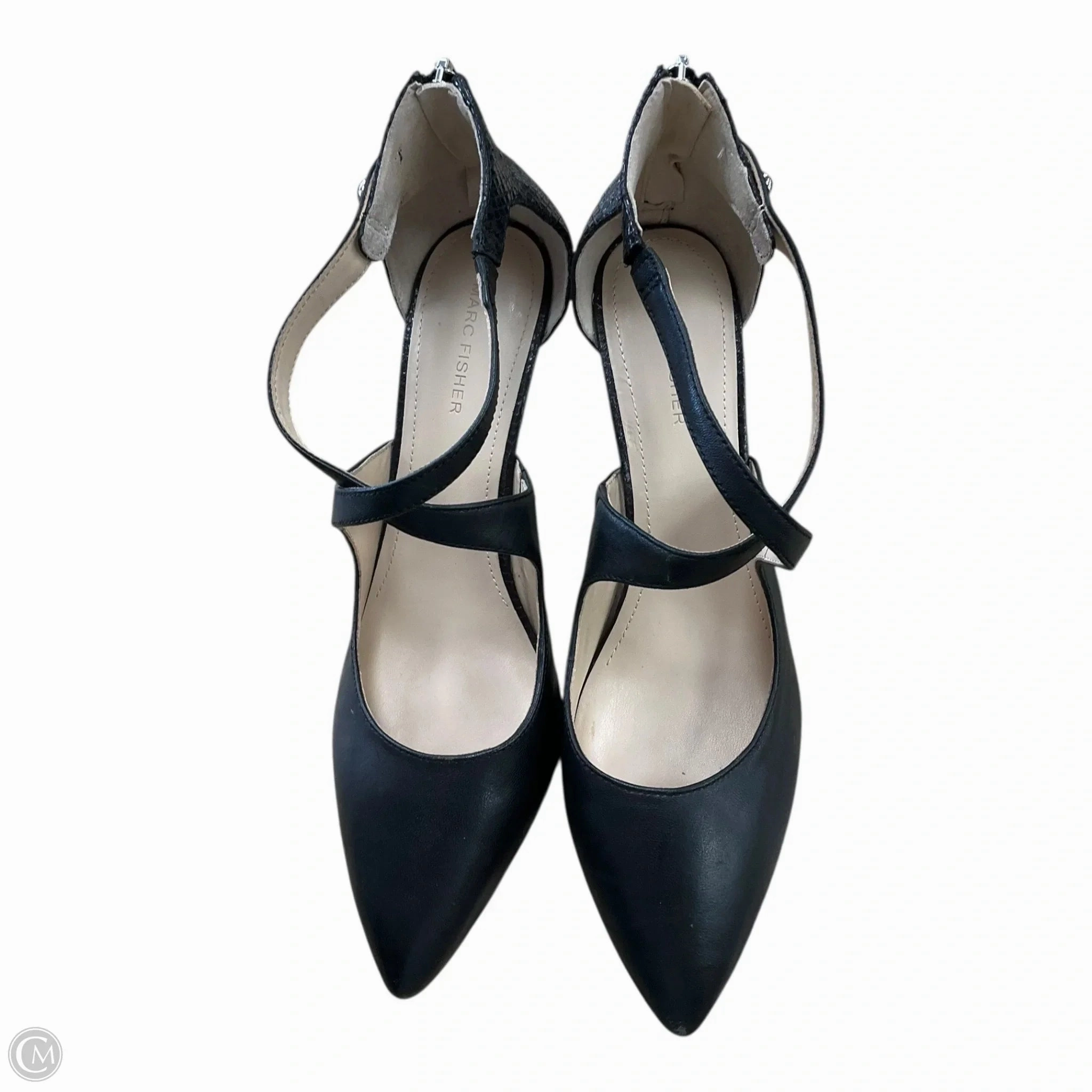 Shoes Heels Stiletto By Marc Fisher In Black, Size: 11