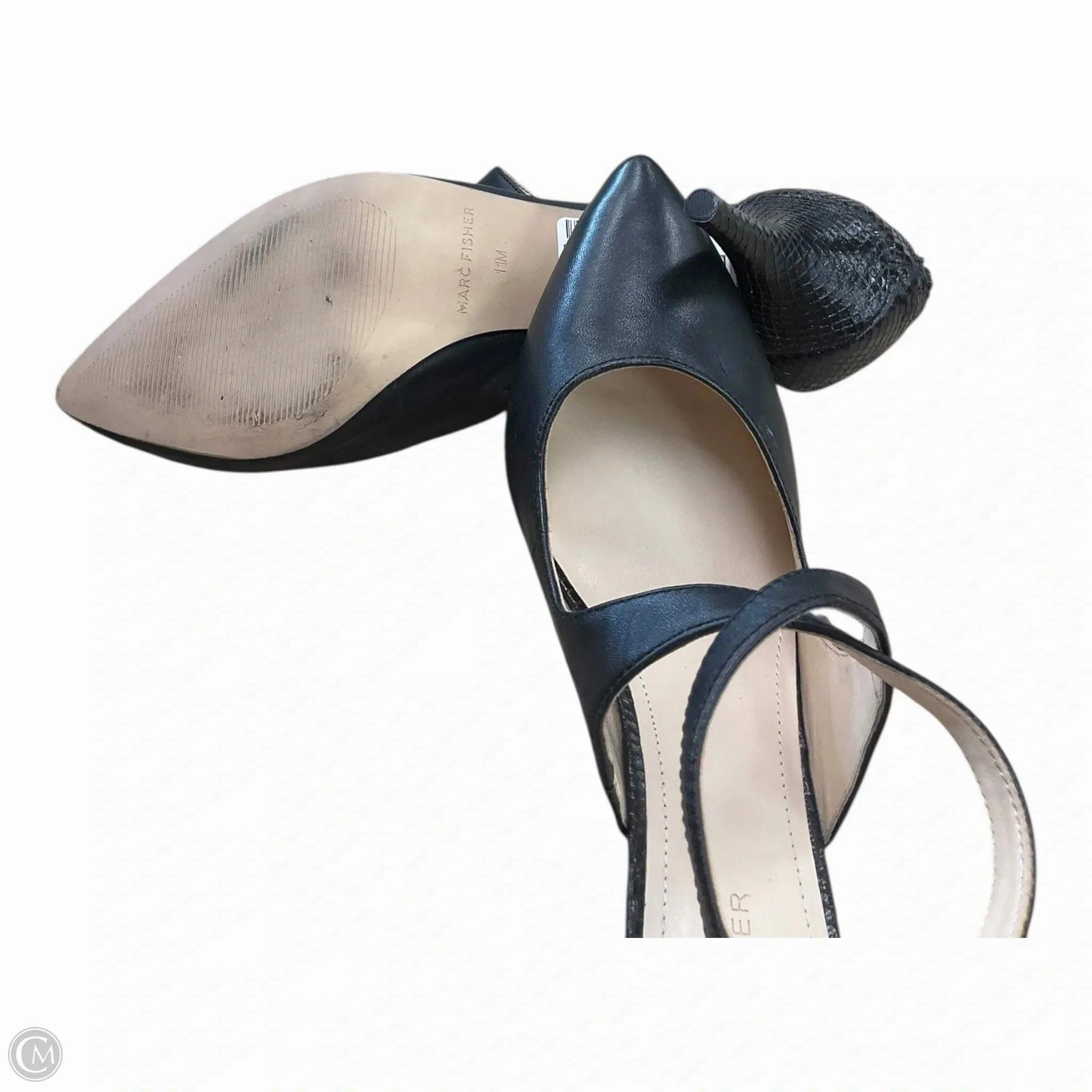 Shoes Heels Stiletto By Marc Fisher In Black, Size: 11