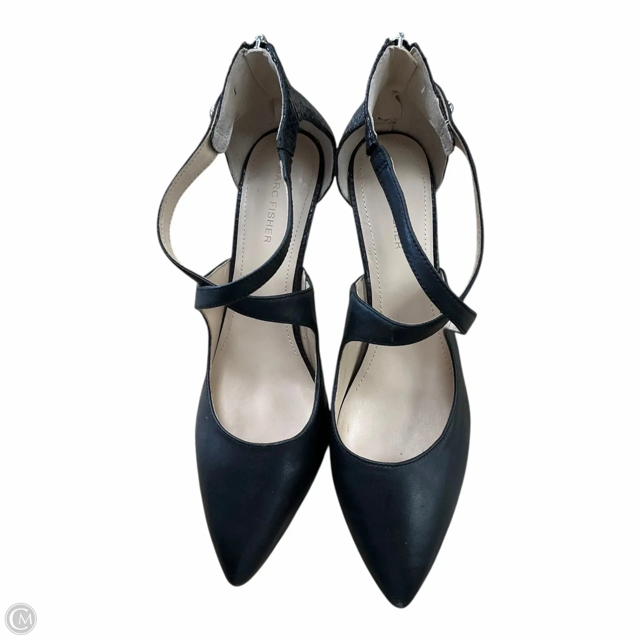 Shoes Heels Stiletto By Marc Fisher In Black, Size: 11