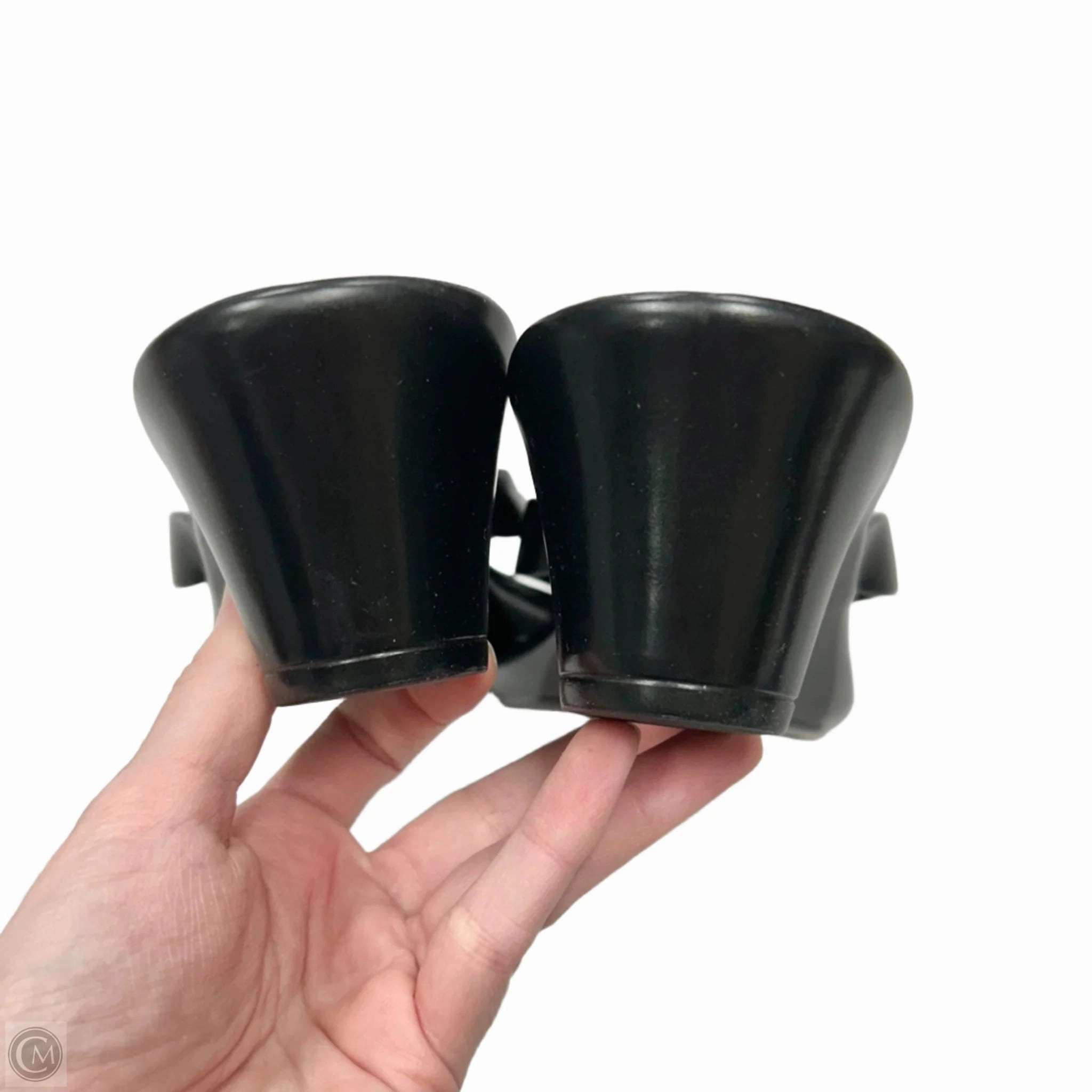 Shoes Heels Wedge By Italian Shoemakers In Black, Size: 9