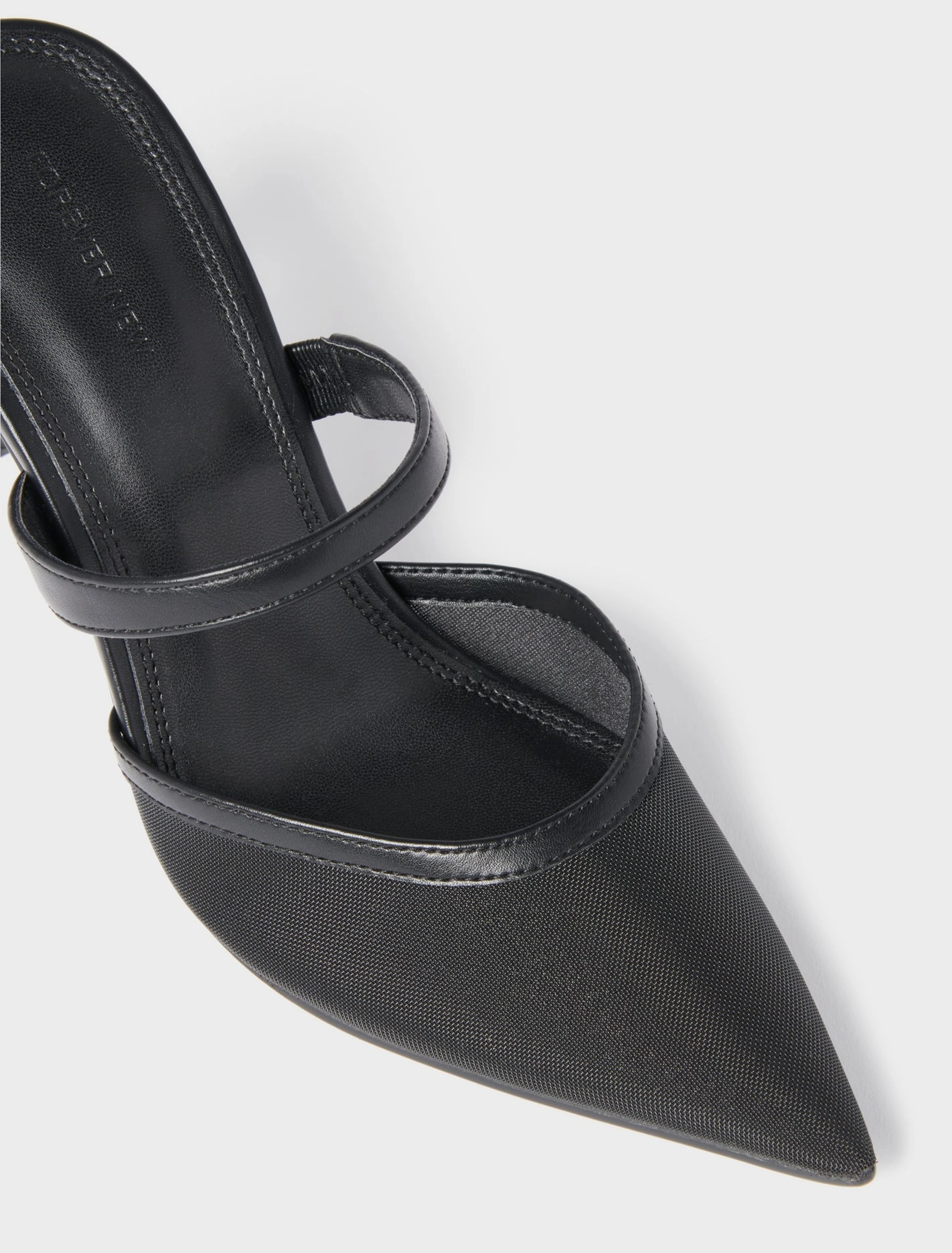 Sofia Mesh Mule Heel