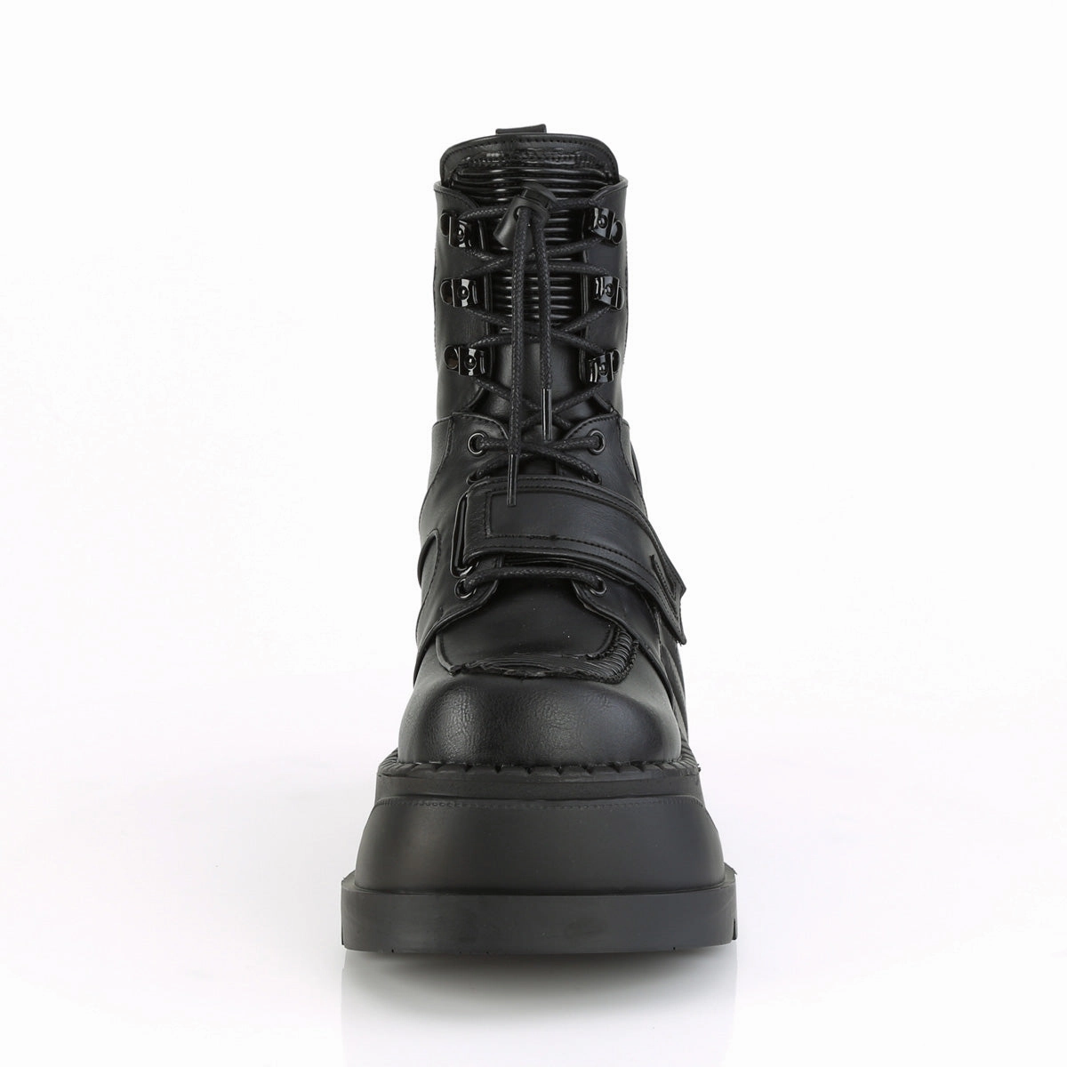 STOMP-13  Black Vegan Leather