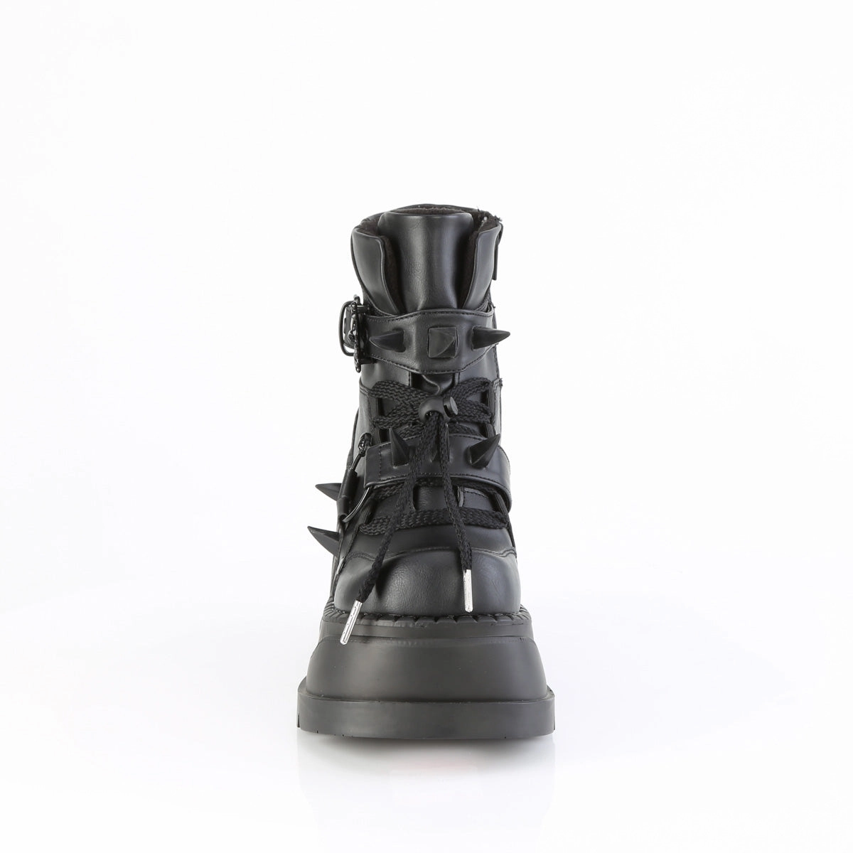 STOMP-60  Black Vegan Leather