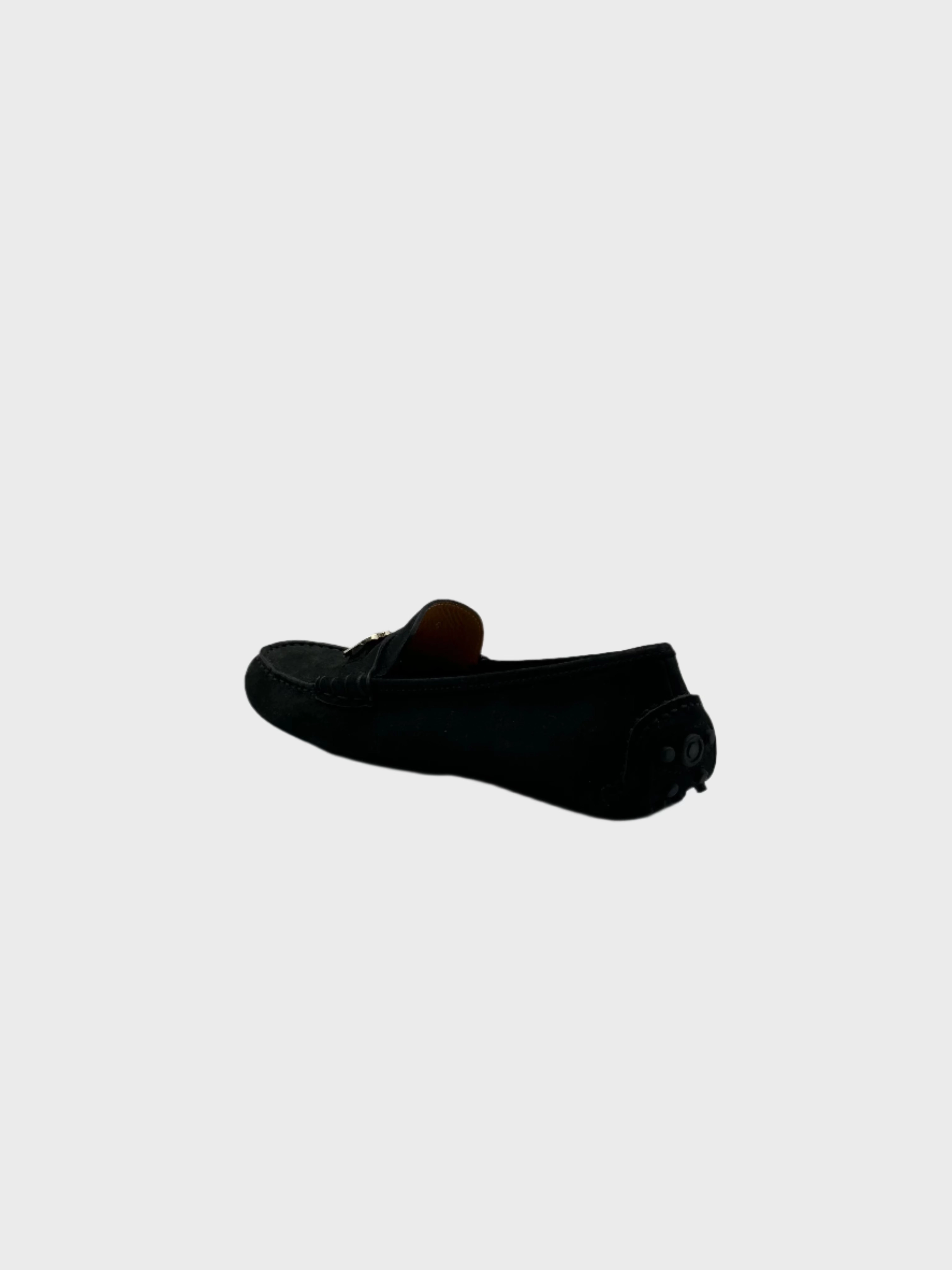 Suede Buckle Mocassini