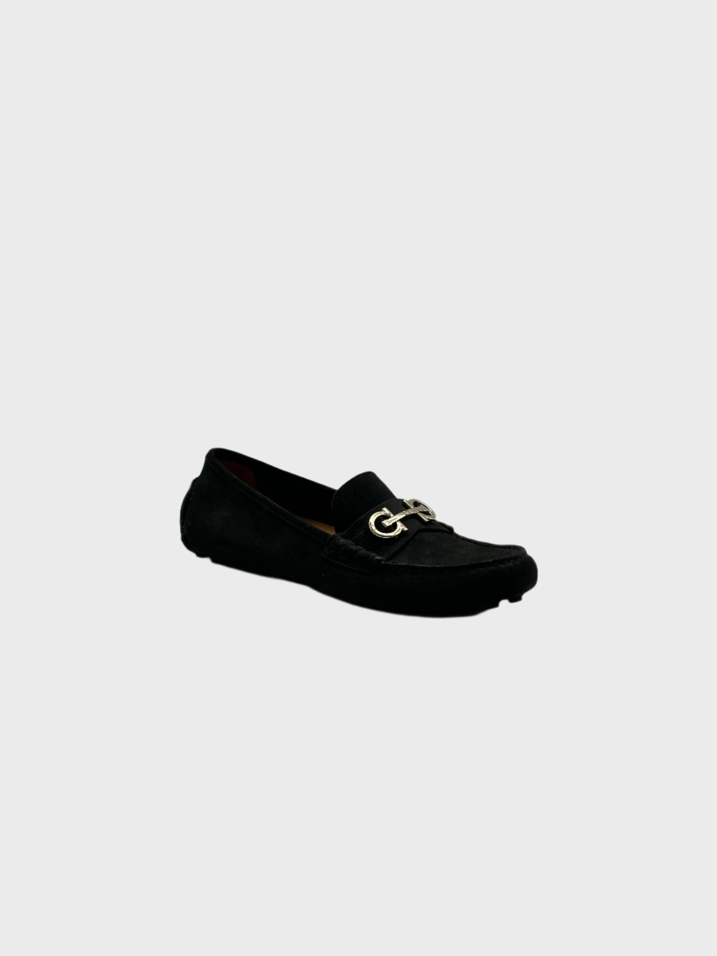 Suede Buckle Mocassini