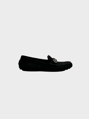 Suede Buckle Mocassini