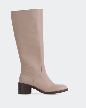 Svetlana Taupe Leather