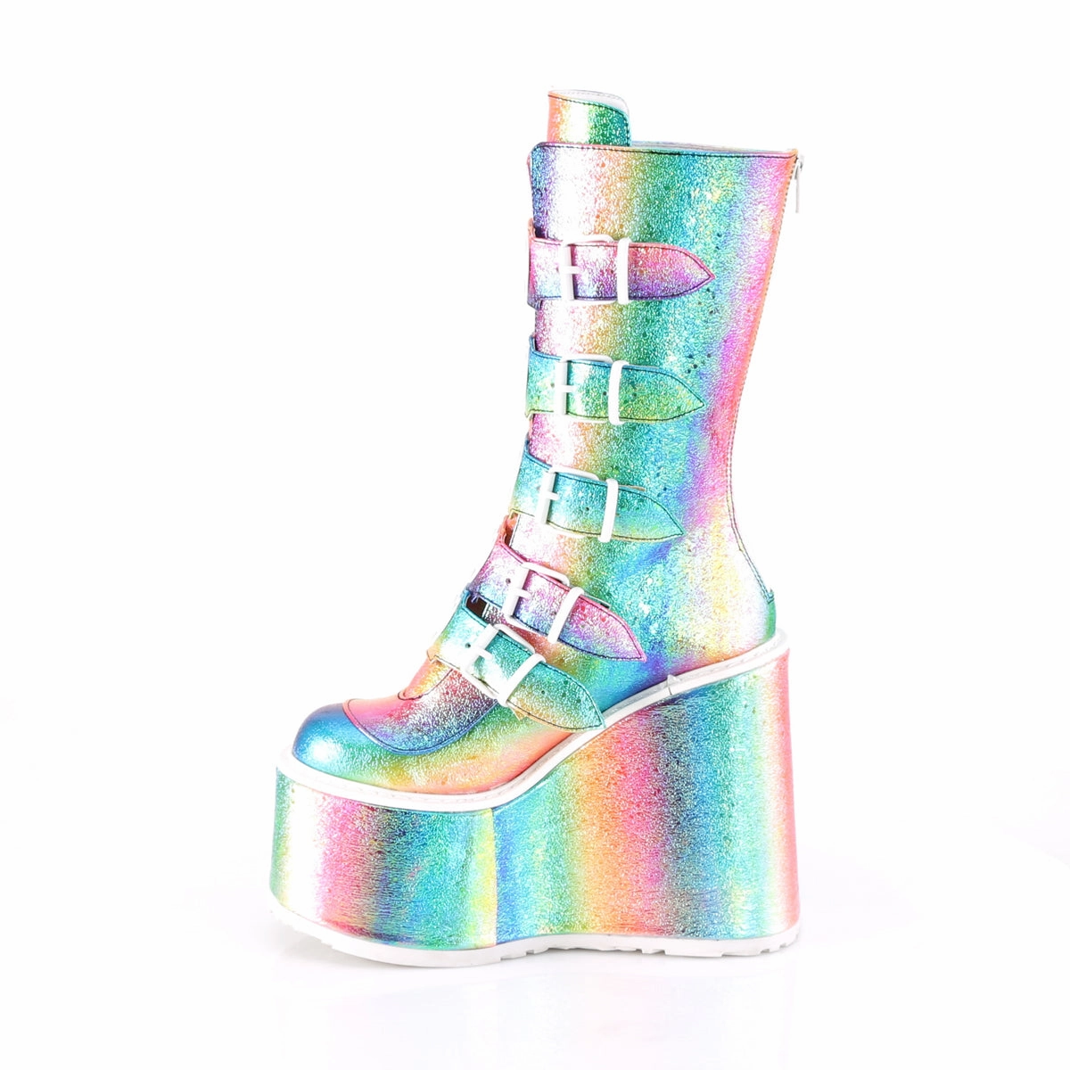 SWING-230  Rainbow Iridescent Vegan Leather