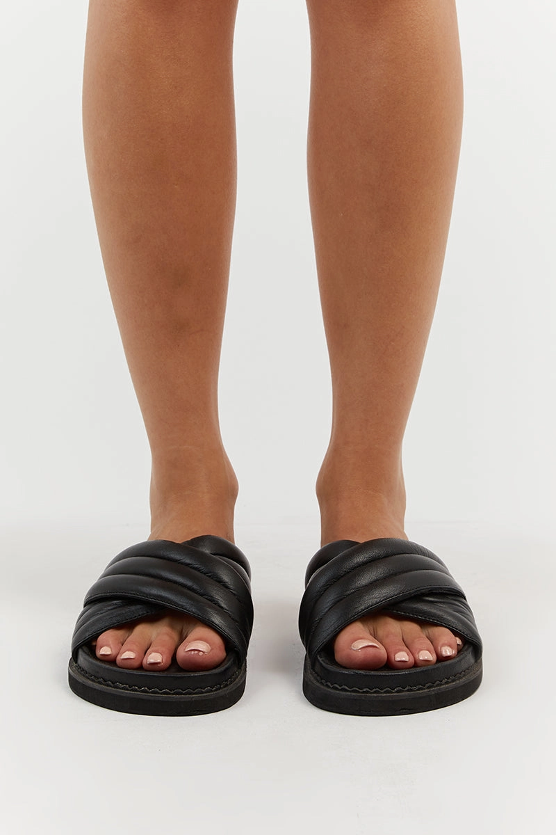 THE BALI TAILOR OSKA BLACK SLIDE