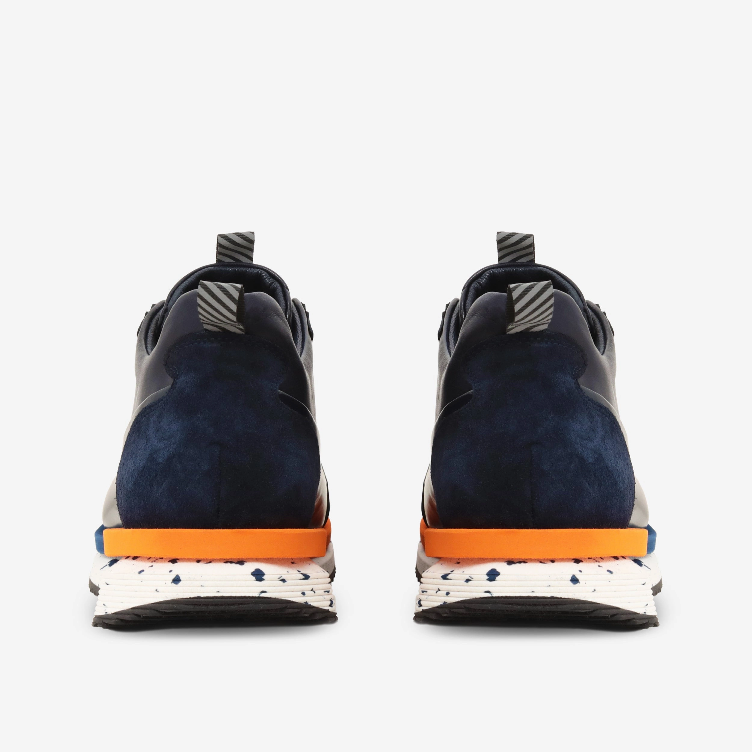 The Milford Navy Blue  Leather Men Sneaker