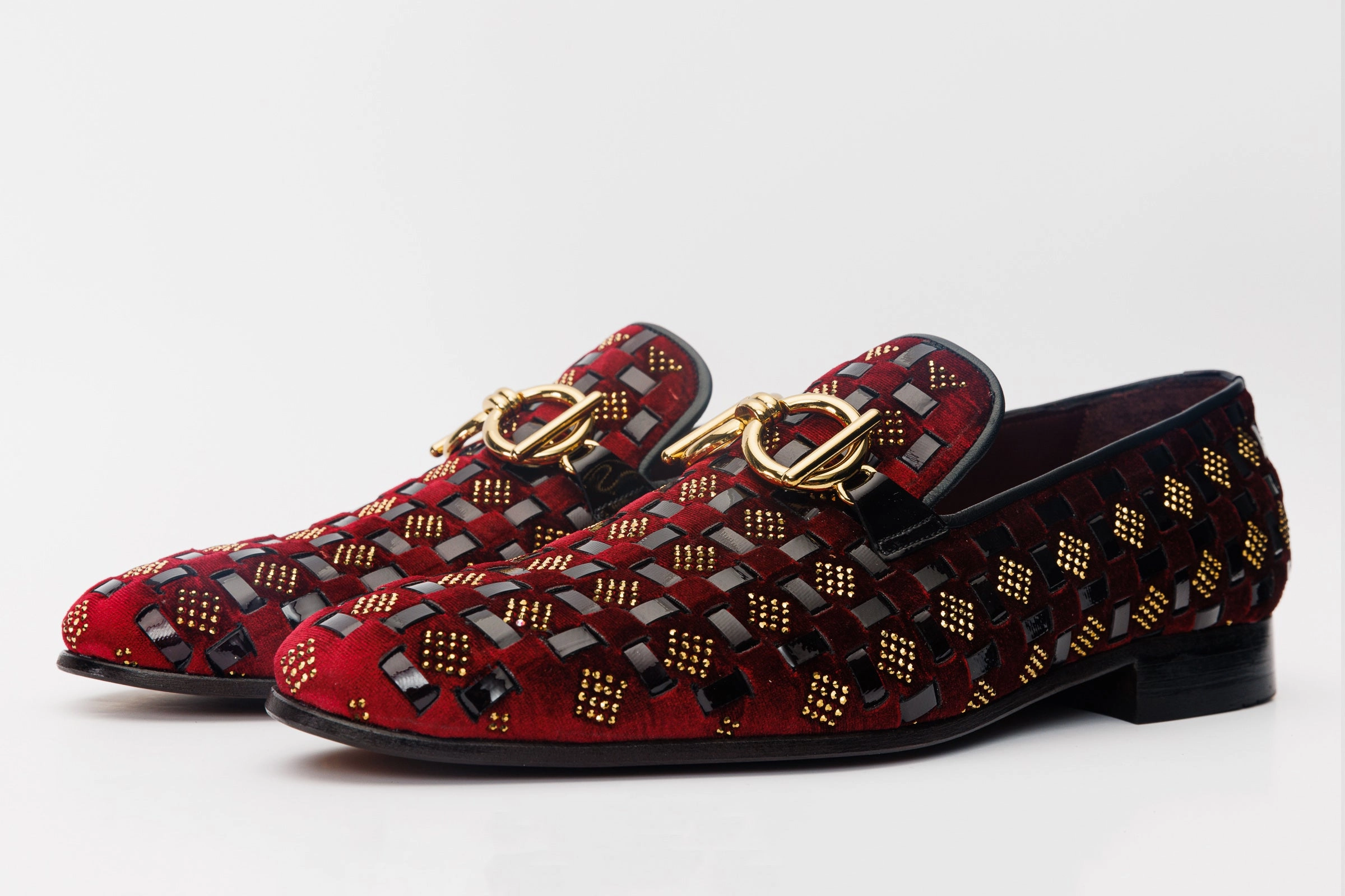 The Vicino Shoe Burgundy Bit Dress Loafer Limited Edition Men Shoe