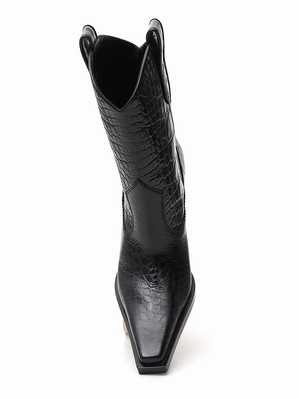 Tom Ford Embossed Square-Toe boots