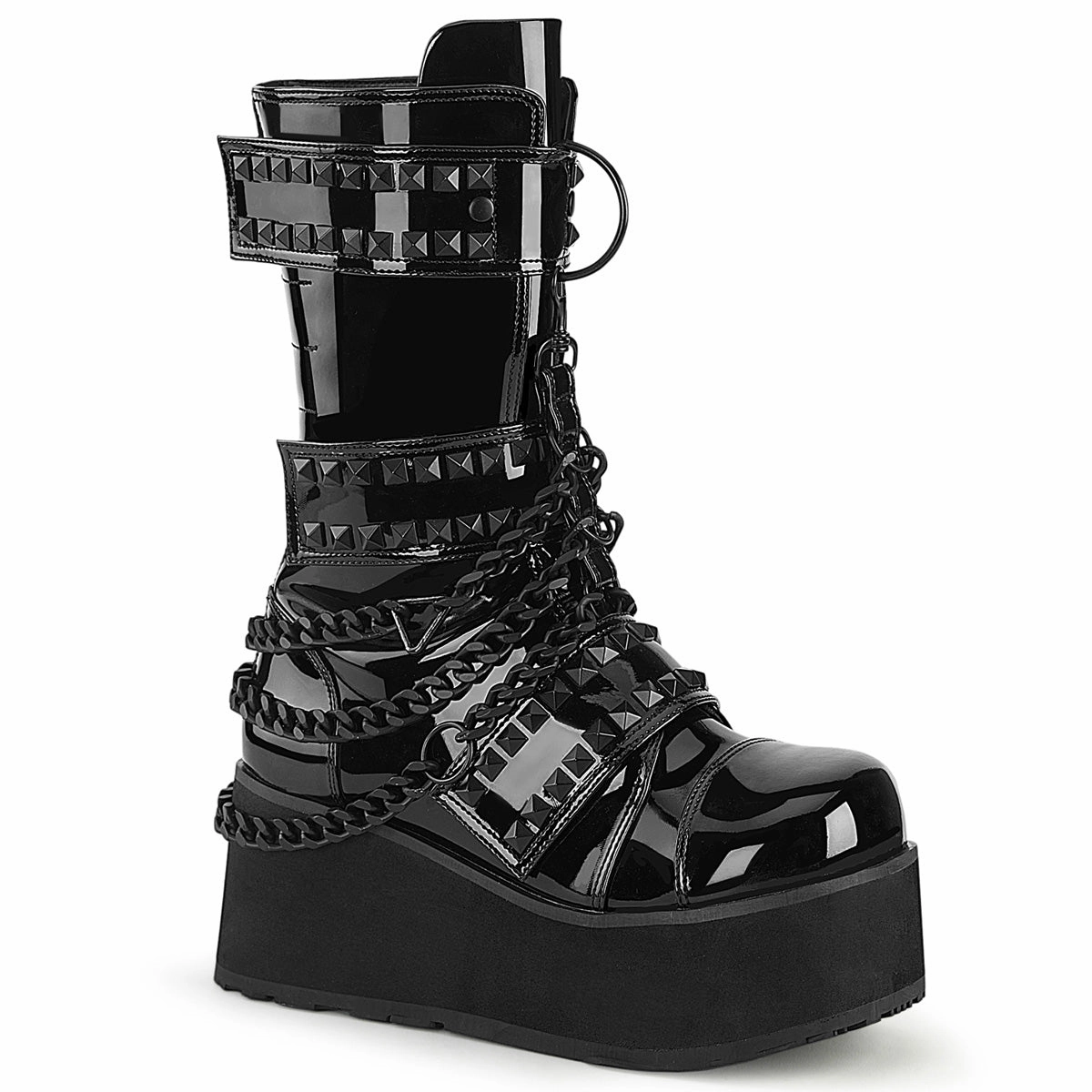 TRASHVILLE-138  Black Patent