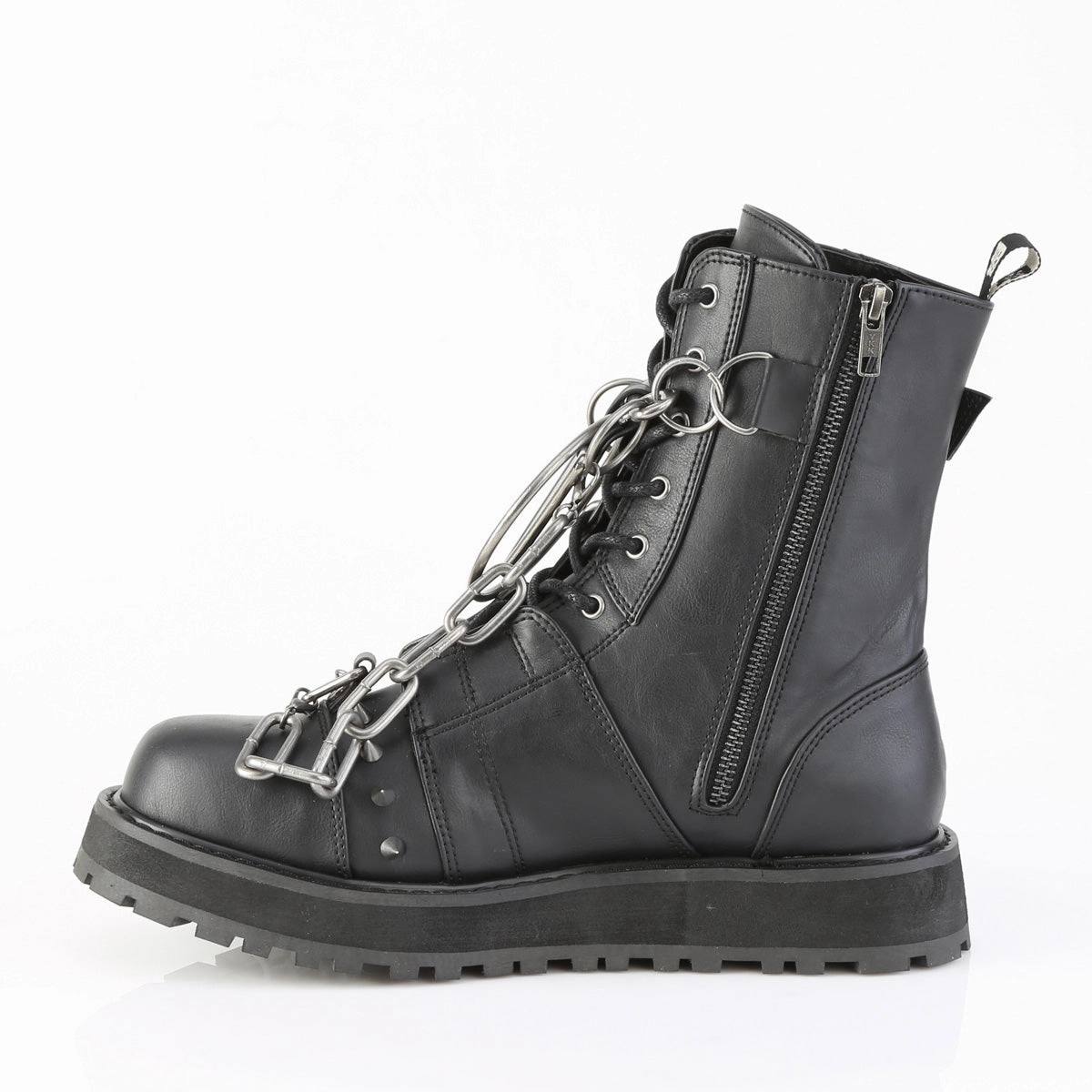 VALOR-204  Black Vegan Leather