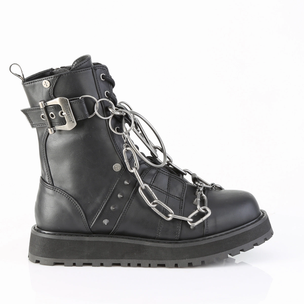 VALOR-204  Black Vegan Leather