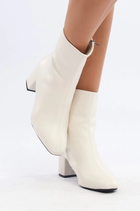 White Ankle Boots