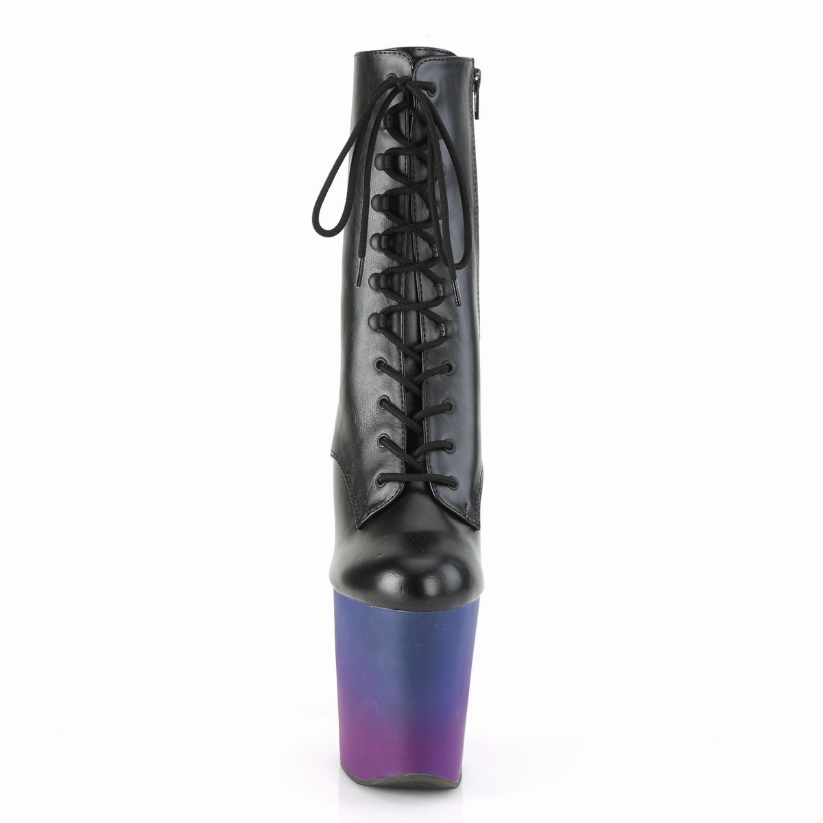 XTREME-1020BP  Black Faux Leather/Blue-Purple Ombre
