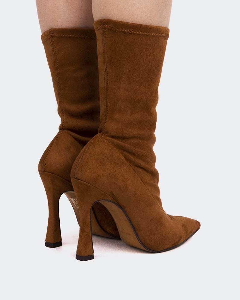 Èze Tan Suede Stretch